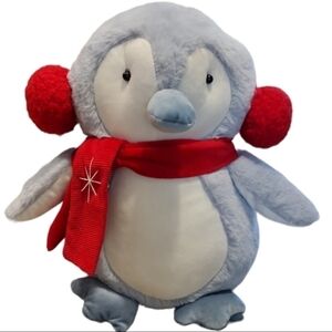12" Plush Penguin With Bean Bottom NWOT